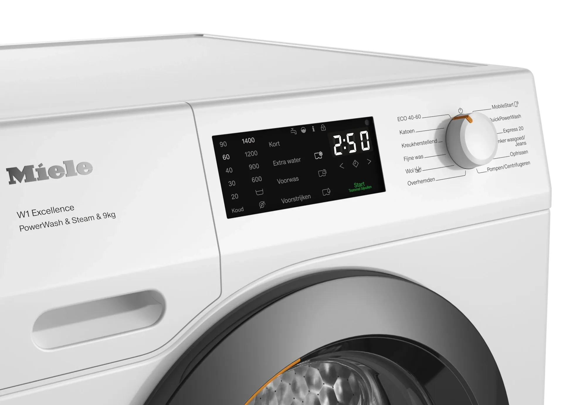 Wasautomaten - WED395 WPS PWash&Steam&9kg Lotuswit - 3